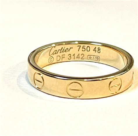 cartier love ring 750 c52833a|cartier 750 ring 52833a worth.